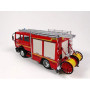 OPO 10 - Lot de 3 camions de Pompiers 1/43 Compatible avec Renault VI S180 + BERLIET GAK + FF 6x6 (P2+P8+P11)
