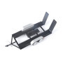 OPO 10 - Remorque 1/24, Plateau, Porte-Auto pour Transport de Voiture, avec Double essieu, en métal, Motormax - 76001