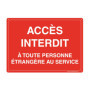 AUA SIGNALETIQUE - Panneau Prépercé (4 trous) avec angles arrondis - PVC Rigide 1.5 mm - (210 x 150 mm)