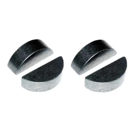 cyclingcolors 4x Clavette demi lune disque en acier DIN 6888 Arbre Transmission Tracteur Tondeuse Motoculteur Butée Lame Mécaniq