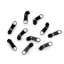 cyclingcolors 10x Curseur N°3 Non Verrouillable pour Fermeture éclair à Glissière Spirale Zipper Tirette Métal idéal Jupe Vêteme