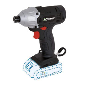 Ribimex PRBAT20/VCSB Visseuse à impulsion RBAT20 Batterie et sans chargeur, rouge et noir