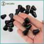 AERZETIX - Lot de 24 Embouts de cordon coniques Ø5 mm pour lacet corde ficelle - couleur noir - en plastique - protection effilo
