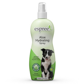 Espree Spray hydratant Naturel à l’aloès pour Chiens, Favorise Une Peau Saine et Un Pelage éclatant 354 ML