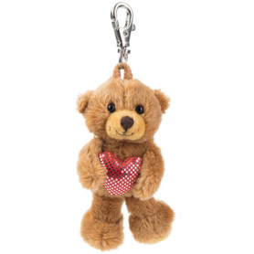 Schaffer 0235 porte-clés ours en peluche avec cœur