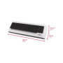 Olympia A 3024 Plastifieuse format max. DIN A 3 (330 mm), température: froid/reglable, plastifie sans support, Noir/Blanc