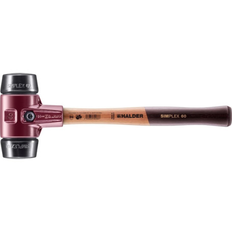 Halder Simlpex EH 3002 Maillet en Caoutchouc 60 mm