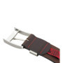 Pierre Cardin 70007 40 mm Wide Black or Brown Leather Belt, Größe/Size:105, Farbe/Color:marron