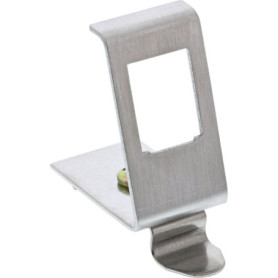 InLine Keystone 76203A Support de Module en métal à Clipser 1 Compartiment pour Rail DIN