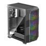 Xilence XILENT BREEZE II X812.ARGB Boîtier PC Gaming, 3x 120mm ARGB et 1x 120mm PWM Fans, Midi Tower ATX, Glass Side Panel, faça