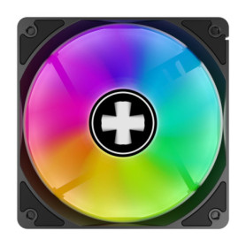 Xilence XPF120X.ARGB Ventilateur de boîtier 120mm, contrôlé par PWM, éclairage ARGB, Silencieux & Efficace, Anti-Vibrations, Hyd