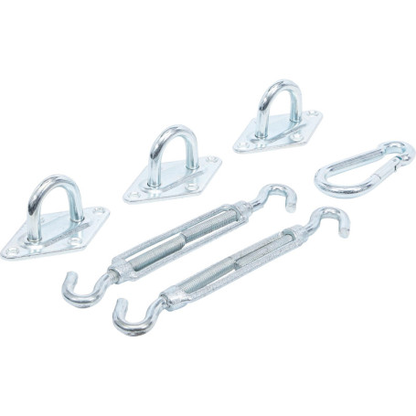 BGS Diy Diy 88306 | Jeu de montage de voiles d’ombrage | 6 pcs.