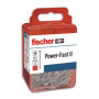 fischer Power-Fast II vis spéciales pour bois 3 x 30 mm pour vis à bois, raccordement de bois massif ou fixation de pièces au bo
