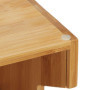 Relaxdays Organiseur en bambou 3 casiers compartiments bureau cuisine épices étagère boîte HxlxP: 41 x 18 x 17cm, nature