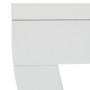 Relaxdays Porte-Serviettes Mural 3 Barres, Salle de Bain, Tablette étagère, Support Serviettes, 40 x 38 x 25 cm, Blanc