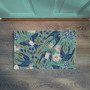 Relaxdays Paillasson Coco, Motif Hirondelles, Tapis de Porte résistant aux intempéries, 40 x 60 cm, Multicolore