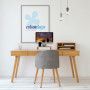 Relaxdays Support de Moniteur, Bambou, rehausseur écran, 3 Compartiments, Porte-Ordinateur, HLP : 10,5x41x28 cm, Nature