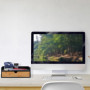 Relaxdays Organisateur Bureau, 1 tiroir, Documents Format A4, Bambou, HxLxP: 11x32x22 cm, Fournitures, Noir - Nature