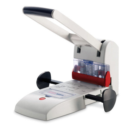 Schneider B 2200 Perforatrice en métal et plastique 200 feuilles 20 mm (Gris clair)