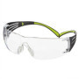 Lunettes de sécurité et de lecture 3M SecureFit SF420, +2,0 dioptrie, antirayure, optiques transparentes, 1/PCK, 6PCK/CV