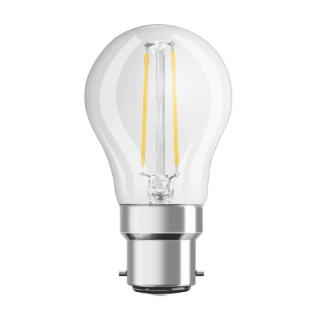 OSRAM Ampoule LED | Culot: B22d | Blanc chaud | 2700 K | 4 W | équivalent à 40 W | LED Retrofit CLASSIC P, Clair