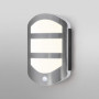 LEDVANCE Applique et plafonnier LED, luminaire design en optique plate pour extérieur avec détecteur de mouvement, blanc chaud (
