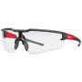 Milwauk 4932471881 Lunettes de sécurité Transparentes Rouge