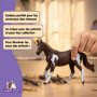 Schleich 14901 Jument Paint Horse, dès 5 Ans, Horse Club - Figurine, 4 x 15 x 11 cm