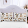 Lavnox Housse de Couette 140x200 Enfant Safari Parure de lit 1 Personne Fille Garçon Microfibre 3D Animaux Mignons Ensemble de l