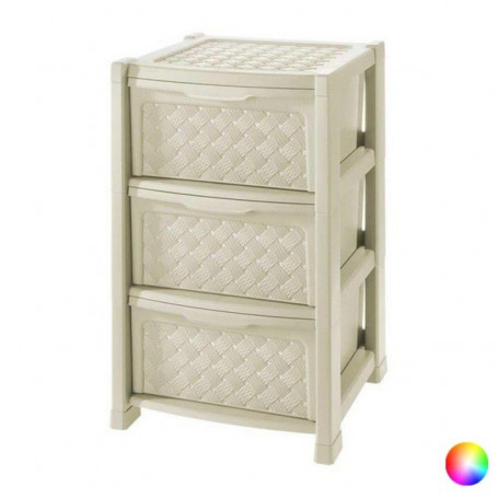 Caisson à Tiroirs Tontarelli Plastique 3 Tiroirs (38,5 x 39 x 63,5 cm) 191,99 €