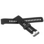 vhbw bracelet compatible avec Garmin Forerunner 35, 30 montre connectée - 13,5 + 9,4 cm silicone, Noir