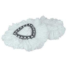 vhbw 2x Serpillères compatible avec Vileda Easy Wring & Clean, Turbo Easy Wring balai nettoyant - Tête de rechange, microfibre, 