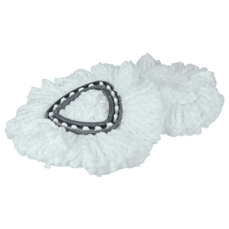 vhbw 2x Serpillères compatible avec Vileda Easy Wring & Clean, Turbo Easy Wring balai nettoyant - Tête de rechange, microfibre, 