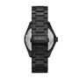 Michael Kors - Montre Maritime à trois aiguilles en acier inoxydable noir, pour homme, MK9181