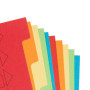 Idena 90267 - Intercalaire en carton pour documents DIN A4, 22,5 x 30 cm, 30 intercalaires pleine couleur en 10 couleurs, 150g/m