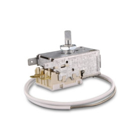 DL-pro Thermostat pour Ranco K59-S2775 Liebherr 6151805 510 mm Tube capillaire 3 x 4,8 mm AMP Thermostat de refroidissement