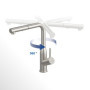 Robinetterie Villeroy & Boch Subway Style Shower, haute pression, robinet avec douchette extractible et fonction de commutation,