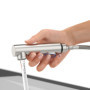 Robinetterie Villeroy & Boch Subway Style Shower, haute pression, robinet avec douchette extractible et fonction de commutation,