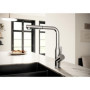 Robinetterie Villeroy & Boch Subway Style Shower, haute pression, robinet avec douchette extractible et fonction de commutation,