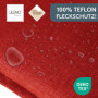 LILENO HOME Coussins pour chaise de jardin [1 pièce – Coussin à dossier haut] Rouge – Chaise longue confortable pour meubles de 