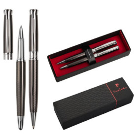 Pierre Cardin® ROI Set de stylo à bille et bille avec gravure | stylos de qualité supérieure | étui | mine bleue | noble | cadea