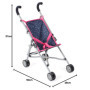 Bayer Chic 2000 Poussette pour poupée Roma, Mini Buggy, confettis, Rose, 601-84