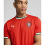 Maillot de Football à Manches Courtes pour Homme Puma Portugal Home Repl Rouge