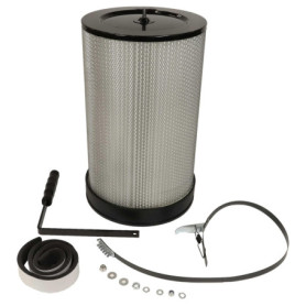 vhbw Filtre à particules fines compatible avec Scheppach HD12 centrale d'aspiration - particules fines avec brosses de nettoyage