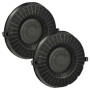 vhbw 2x Filtres à charbon actif compatible avec Candy CFT62/2N, CFT62/2W, CFT62/2X, CFT620, CFT910/2SX, CFT922W, CTF620/2W hotte