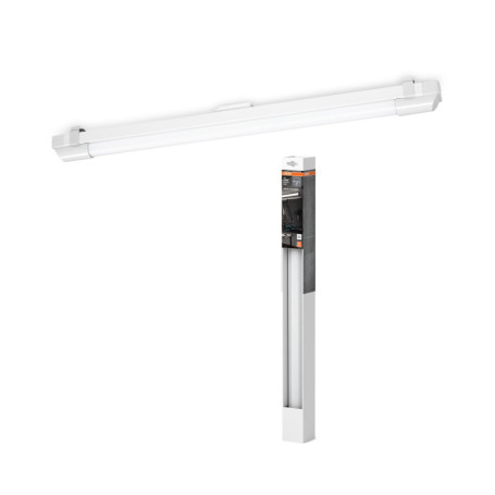 OSRAM réglette LED 60 cm, blanc neutre 4000 K, 1320 lumens, plafonnier ou applique murale, installation sans outil, lumière à éc