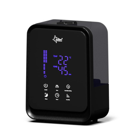 SUNTEC Humidificateur à Ultrasons Monsun 6000 Noir Silencieux | Diffuseur d'Arômes Avec Réservoir d'eau de 4,5 l | Nébuliseur av