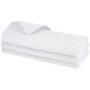 Lot de 3 torchons 100 % coton, structure nid d’abeille - Blanc
