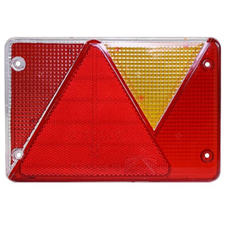 Verre de rechange pour feu arrière droit Multipoint 4 IV 18-8486-007 Pour remorque de voiture côté DROIT