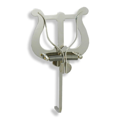 Lyre pour Trompette Soundman® 3ème coulisse Porte-Partitions (nickelé)
